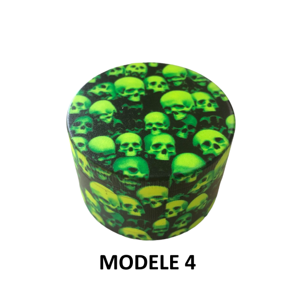 Grinder Green Skulls 50mm  / Faro (Modèle 4)