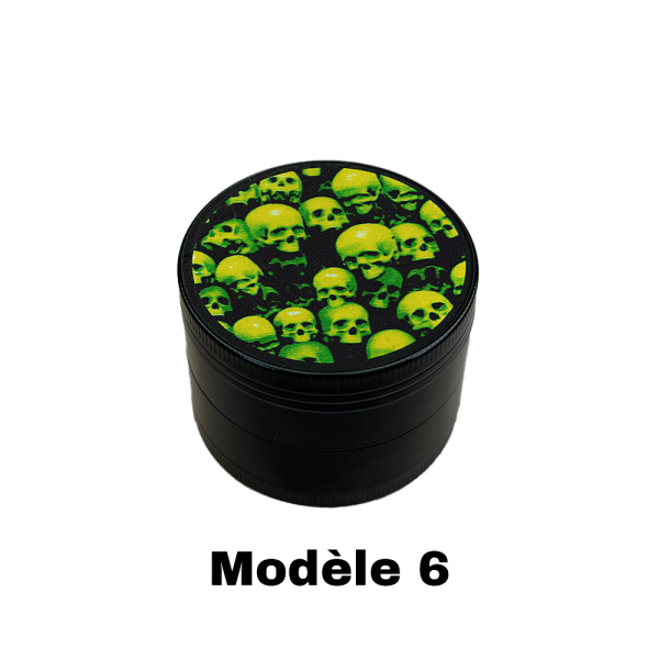 Grinder Green Skulls 50mm  / Faro (Modèle 6)