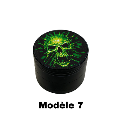 Grinder Green Skulls 50mm  / Faro (Modèle 7)