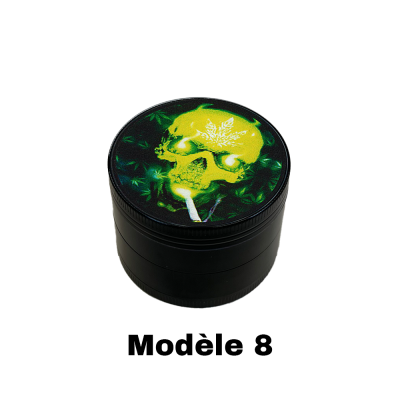 Grinder Green Skulls 50mm  / Faro (Modèle 8)