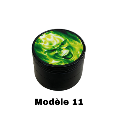 Grinder Green Skulls 50mm  / Faro (Modèle 11)