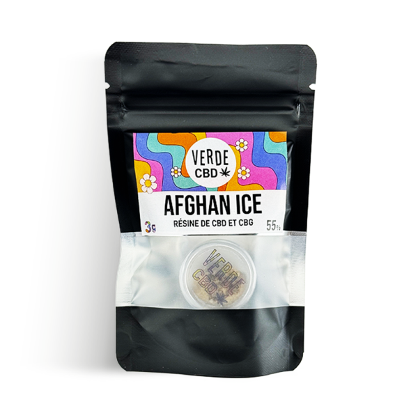 Résine Afghan Ice CBD et CBG / Verde CBD