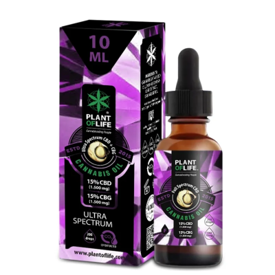 Huile CBD et CBG de PLANT OF LIFE 30% / ultra spectrum