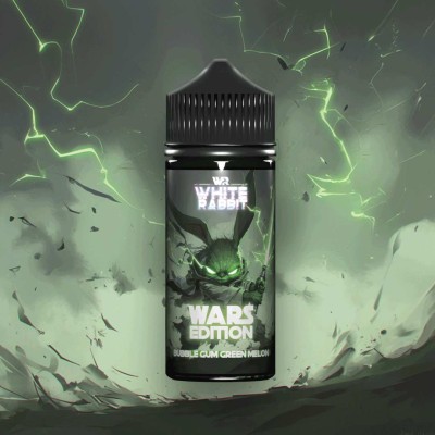 E-Liquide Bubble Gum Green Melon / White Rabbit Wars Edition