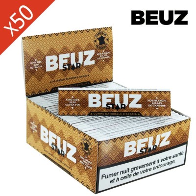 Feuilles à rouler Beuz Star Slim / Non Blanchies