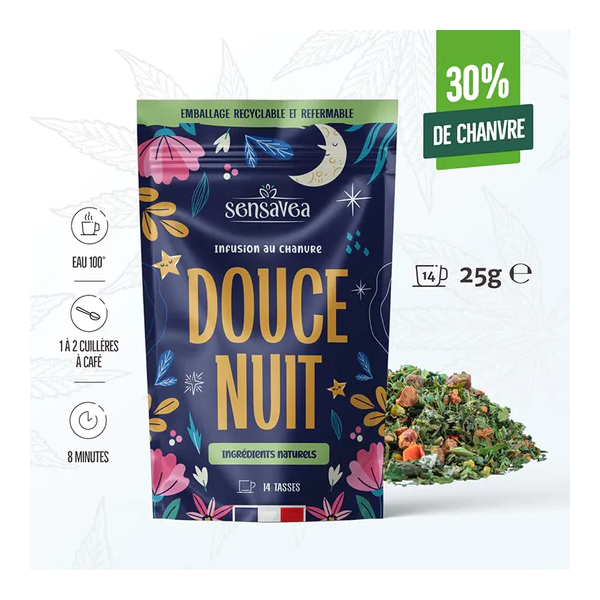 Infusion CBD bio Douce Nuit / Sensavea