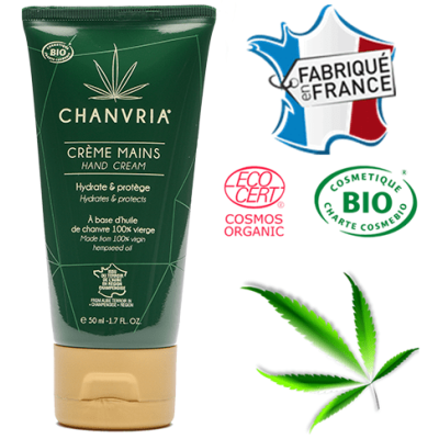 Crème CBD bio Mains / Chanvria