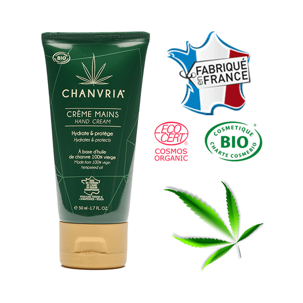 Crème CBD bio Mains / Chanvria