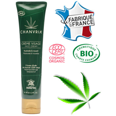 Crème CBD bio Visage / Chanvria