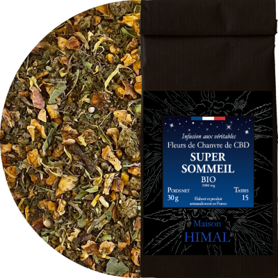 Tisane CBD bio super sommeil / Maison Himal