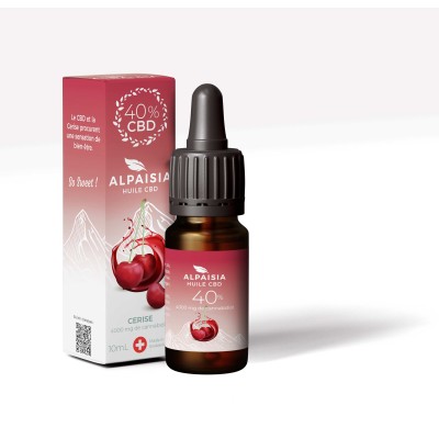 Huile CBD cerise broad spectrum 40% / Alpasia