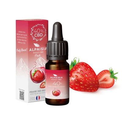 Huile CBD Fraise Broad Spectrum 40%