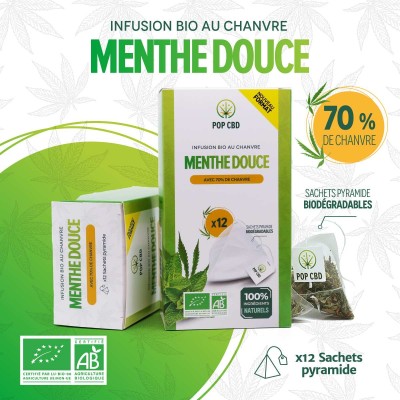 Infusion CBD bio menthe douce / Pop CBD